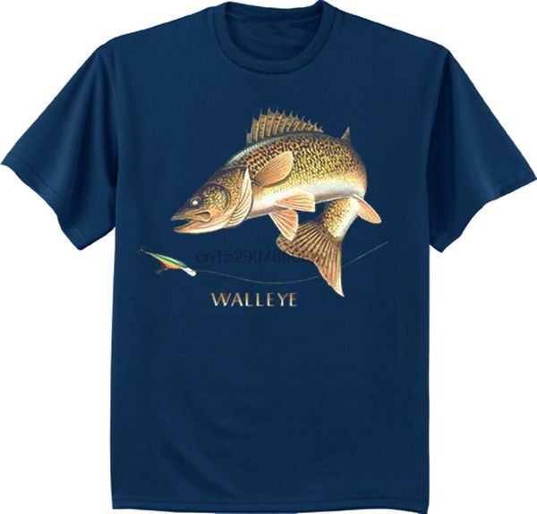 

ment-shirt walleye t-shirt fish fishing shirt for men gift for dad tee shirt cartoon t shirt men new fashion tshirt