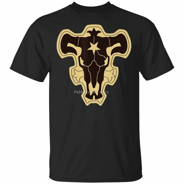 

men cotton t-shirt male tee-shirt asta-clover-black-bull t-shirt size s-3xl men women tee shirt