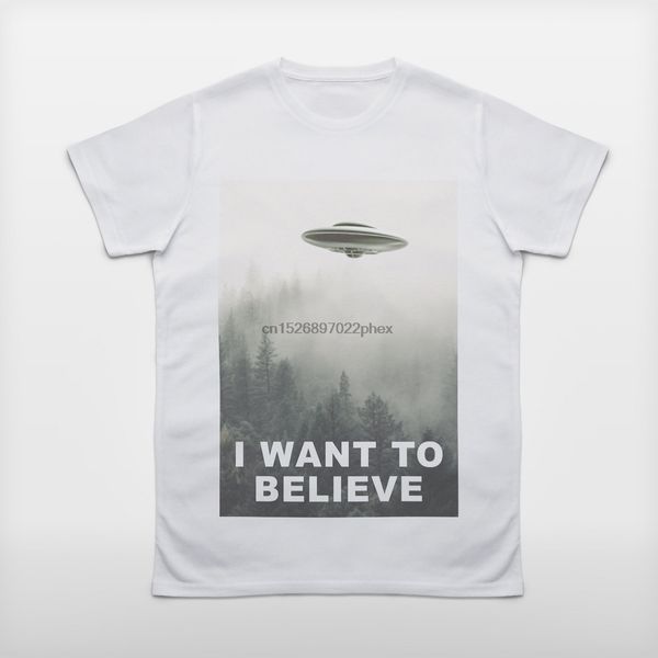 

mens i want to believe классические футболки мужчин футболку