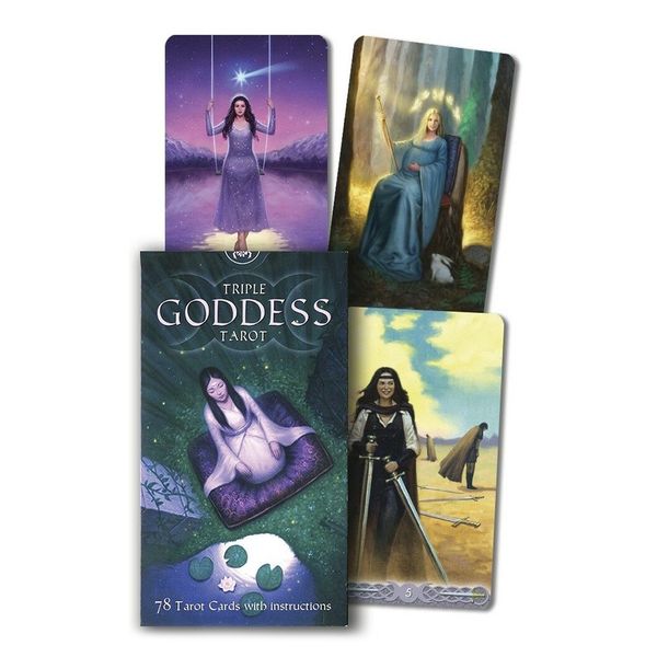 

tarot for version party board cards card playing triple deck goddess entertainment triple goddess game english bbysjl bdetoys