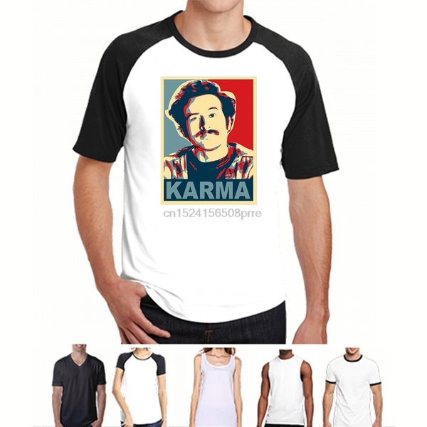 

my name is earl - karma black men t shirt mens round neck short sleeves bottoming t-shirt