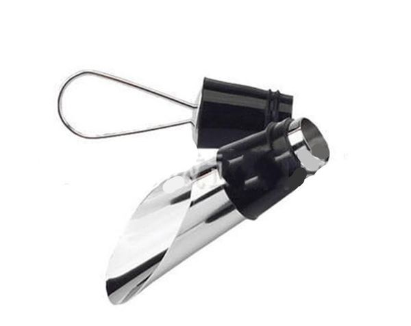 

stainless steel wine bottle mouth pourer ser covers lids wines mixer cocktail caps drinking wares bar supplies 0 45ww c2