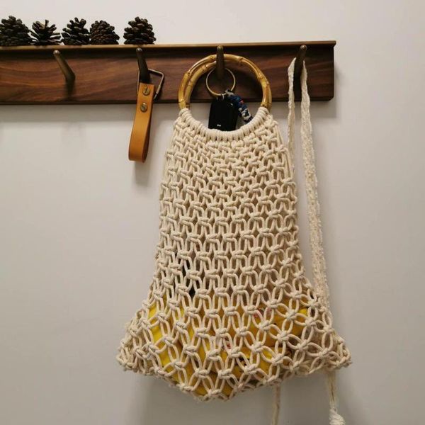 

luxury french washed linen handbags women hand-woven handbags accessory