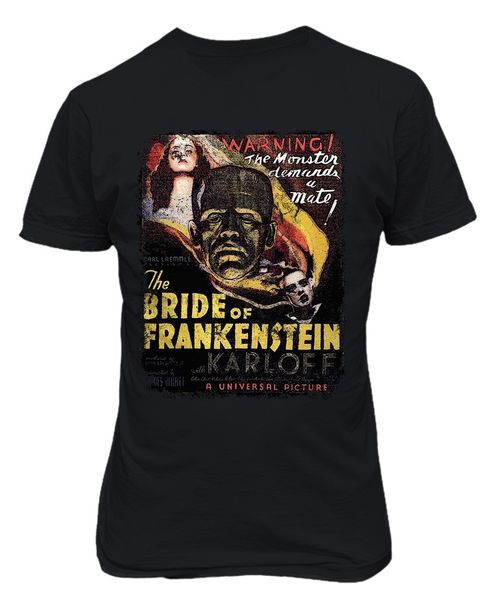 

new novelty graphic tee bride frank mens t-shirt