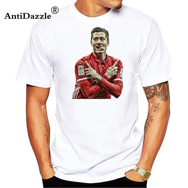 

antidazzle robert lewandowski mens & womens t shirt printing custom t shirt