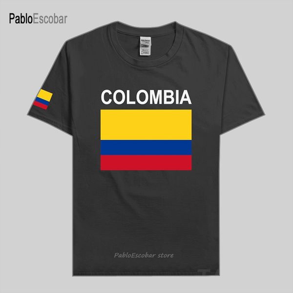 

colombia men t shirt fashion nation team jerseys t shirt cotton t-shirt meeting fashion gyms clothing tee country flag col