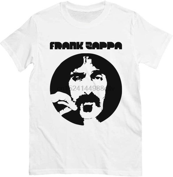 

t shirt frank zappa t shirt blanc logo musique rock psychedelique annees 70