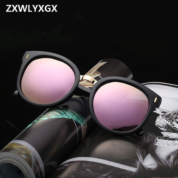 

sunglasses fashion arrow women brand designer bright mirror reflective retro female sun glasses, White;black