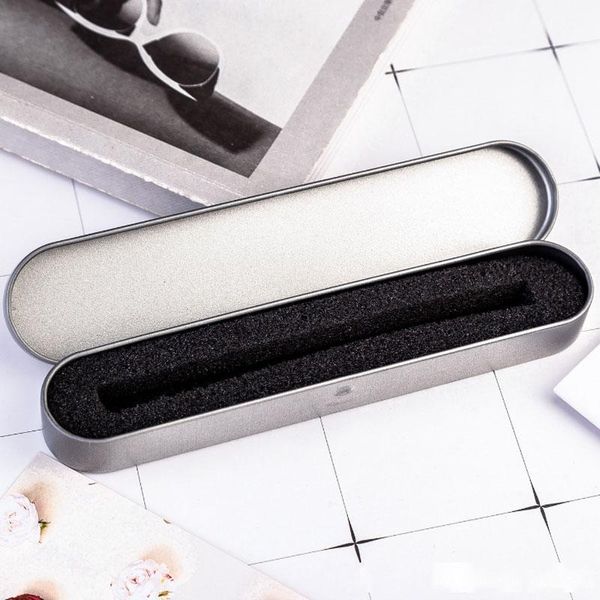 

new metal squre pen cases display boxes wedding birthday favor gift holder ing