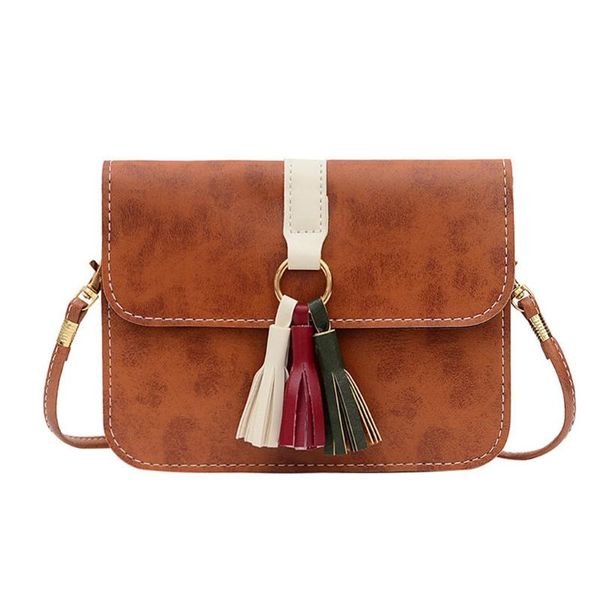 

2020 new women shoulder bag's bag trend mobile phone bag wild tassel shoulder purse creative messenger crossbody