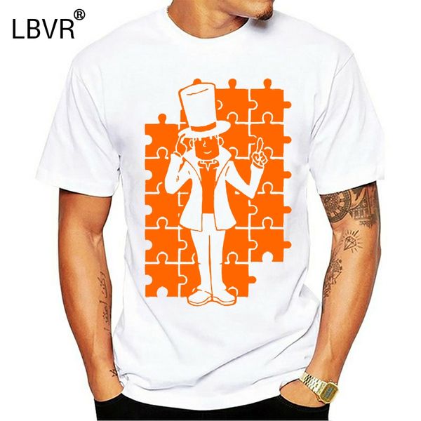 

men tshirt professor layton t shirt printed t-shirt tees top