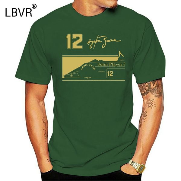 

2020 new fashion casual men t shirt novelty o-neck ayrton senna jps tribute t-shirt 12 signature bulk t shirts tee