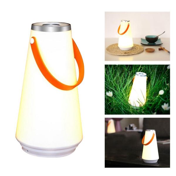 

portable lanterns multifunction wireless outdoor camping emergency light led home night table lamp usb rechargeable touch switch#7