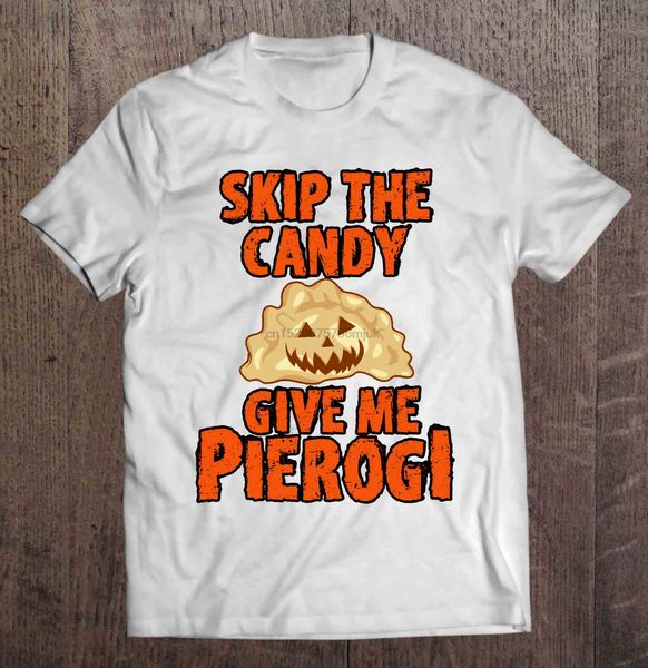

men t shirt skip the candy give me pierogi women t-shirt