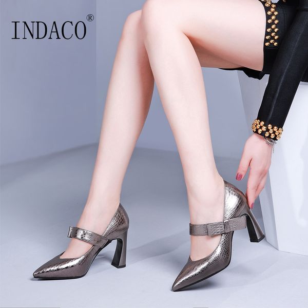 

2020 shoes woman pumps women shoes high heel mary jane 8.5cm, Black