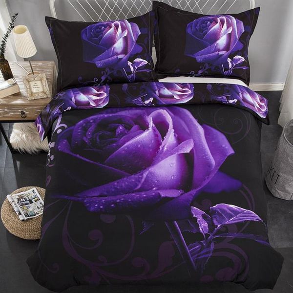 

bedding sets home textiles dreamy rose comforter set bed cover  king size duvet bedclothes quilt pillow case