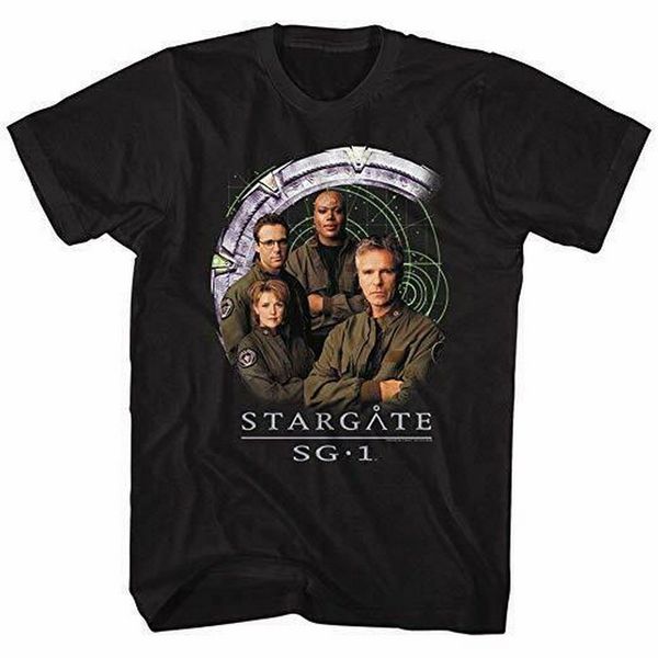 

stargate sg-1 team in gate mens t-shirt, available sm - 3x funny design tee shirt