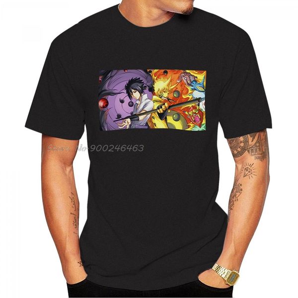 

cotton fashion men's clothing ladies naruto t-shirt couple japanese anime streetwear tees hip-hop t-shirt