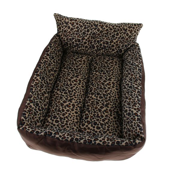 

warm luxury dog/cat bed sofa/couch/chair protector ( leopard print