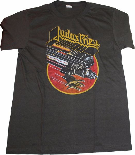 

judas priest vintage t-shirt music hard classic rock metal death thrash heavy summer short sleeves cotton t-shirt fashion