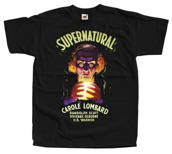 

сверхъестественное v1 carole lombard poster 1933 t shirt black все размеры s 5xl