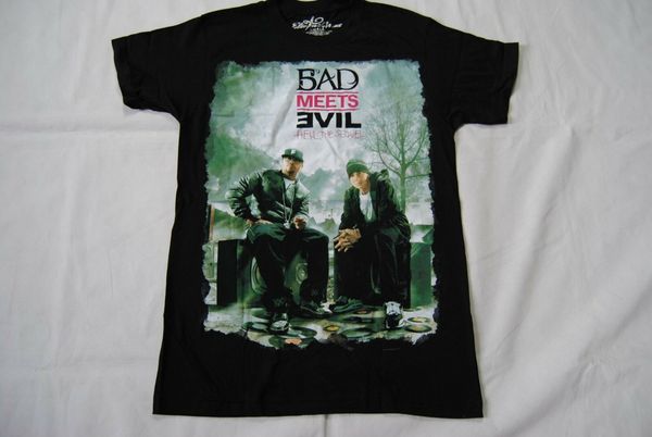 

bad meets evil hell:the sequel p t shirt new official eminem royce da 5'9" design tee