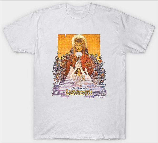 

labyrinth t shirt cult film movie 1980's fantasy retro vintage david bowie classic custom design tee shirt