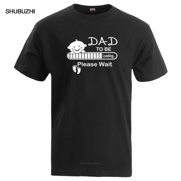 

dad to be loading please wait mens tshirt kawaii baby cute harajuku streetwear cotton male short sleeve t shirt ropa hombre