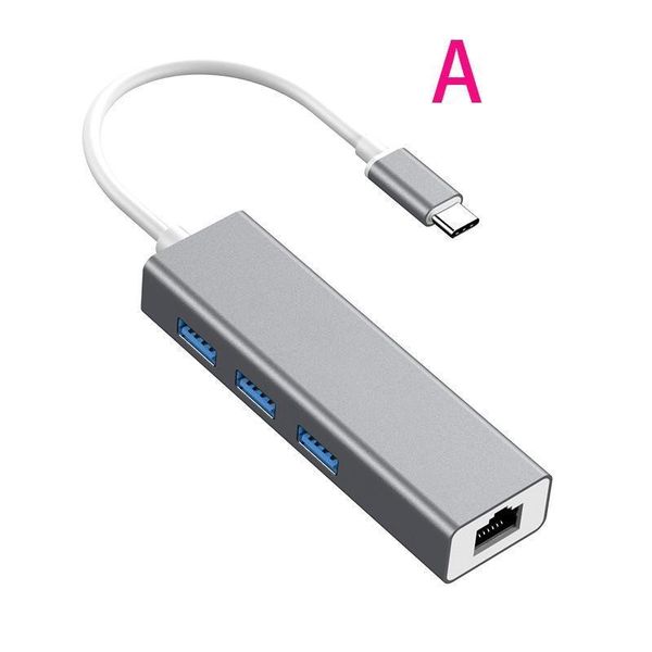 

4-in-1 type c hub usb c to rj45 hdmi usb3.0 ports with hub for macbook pro samsung huawei