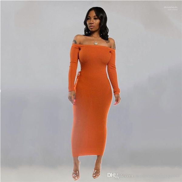 

solid dresses with ribbon ladies holidays dress womens slash neck bodycon dress womens