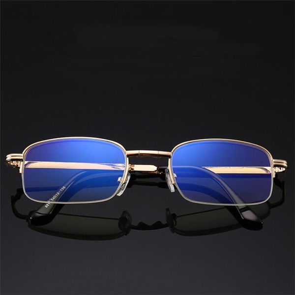 

sunglasses smart anti blue light reading glasses women fashion folding metal hyperopia magnifier +1.0 +1.5 +2.0 +2.5 to +4.0, White;black