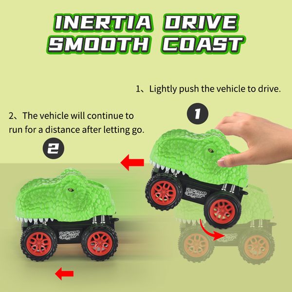 

kid toys model car toys animal inertial car tricera tyrannosaurus rex special car 2020 sell gift of the child
