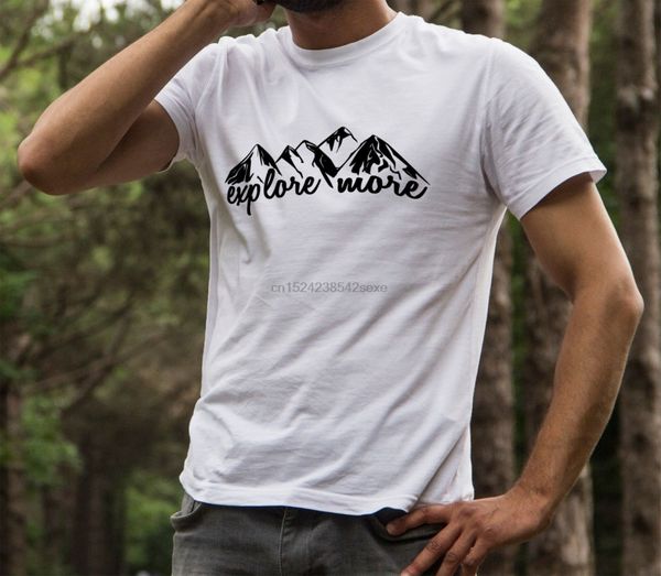 

explore t-shirt cotton fruit of the loom love-hiking-outdoors-nature-tee