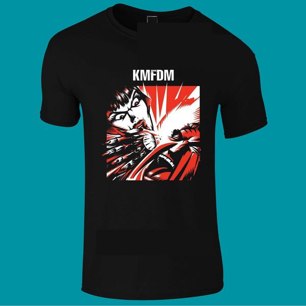 

kmfdm logo mens black t-shirt industrial excessive force mdfmk new t shirts funny tee shirt animal plus size harajuku