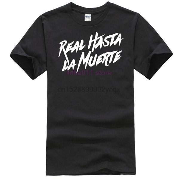 

real hasta la muerte camisa - popular tagless tee t-shirt