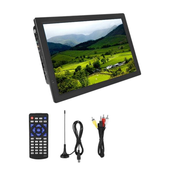

14,1-дюймовый dvb t2 цифровой tv 1080p hd портативный телевизор мини светодиодный автомобильный цифровой тв atv 16: 9 соотношение sn с vga h