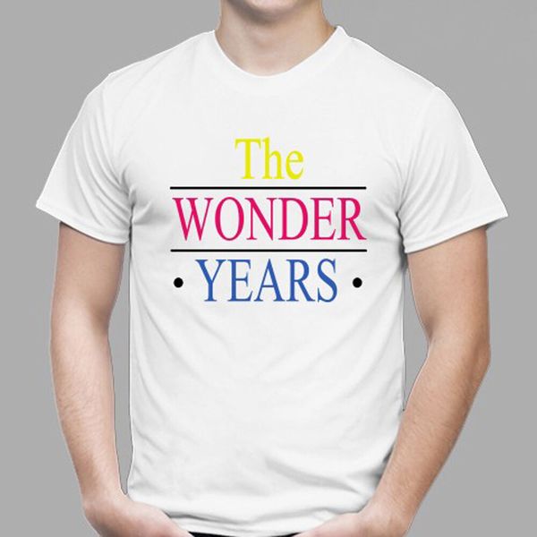 

new the wonder years 80s 90s tv show mens white t shirt size s to 3xl