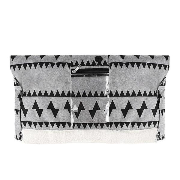 

winter warm fleece baby stroller buggy pram gloves hand muff with pocket clutch cart muff glove stroller accessories