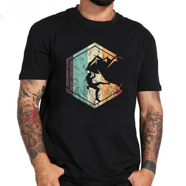 

brand men shirt vintage retro rock climbing short sleeve crew neck young man blouse t shirt