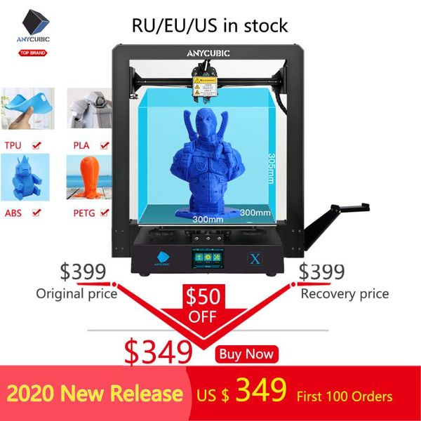 

anycubic mega-x 3d printer i3 mega s upgrade series diy 3d printer large plus printing size power supply ultrabase impressora
