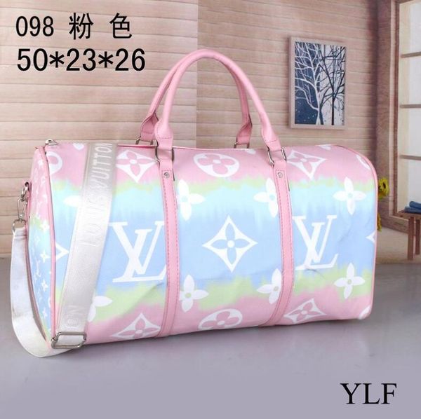 

2019 new designers luxurys handbag purse genuine leather flower pattern travel luggage duffel bags ing