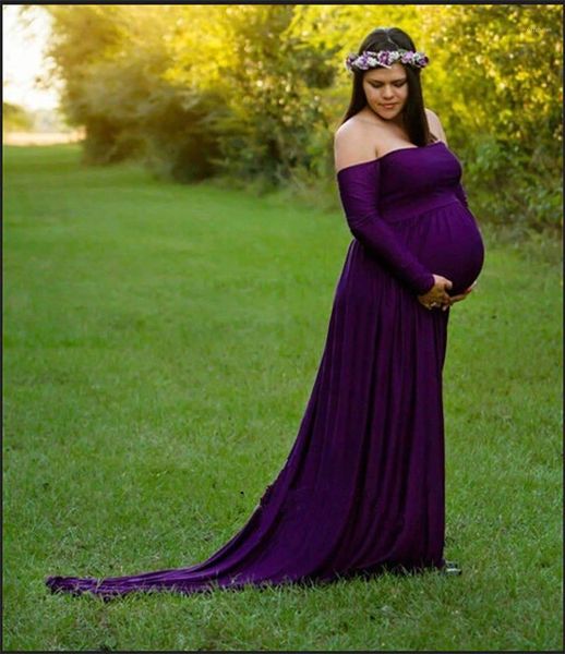 

single collar solid color dress pregnant clothing women pregnant floor length dress women designer dresses female, Black;gray