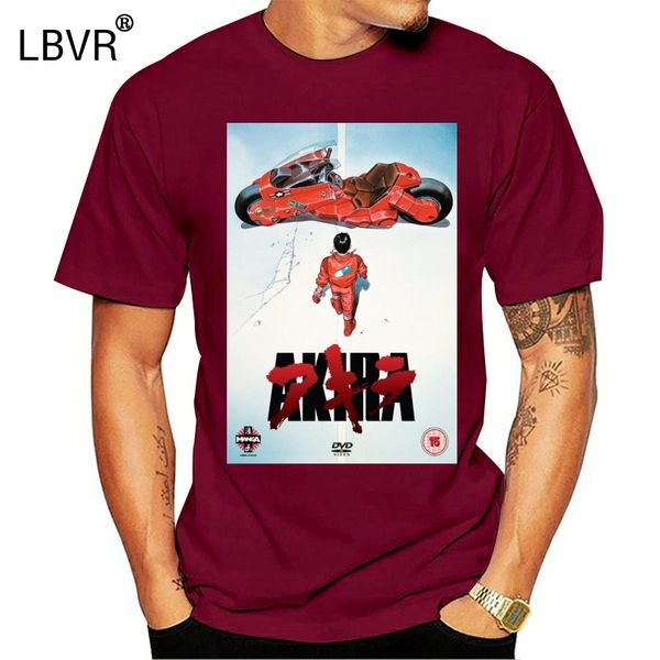 

akira футболка akira фильм poster футболка с коротким рукавом graphic tee shirt смешной мужчина 100 процентов хлопка основные крупногабаритн
