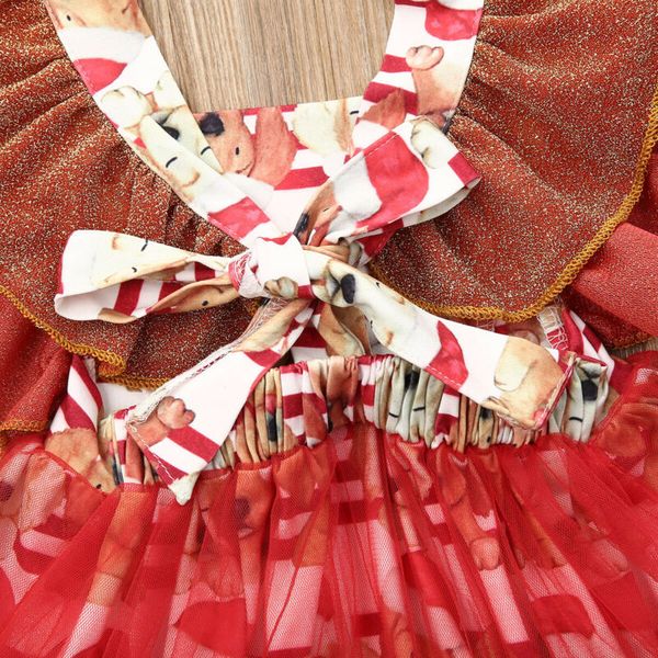 

merry christmas toddler baby bodysuit xmas fashion boys cute clothes jumpsuit cotton girls princess tultu dress outfit 0-24m, Blue