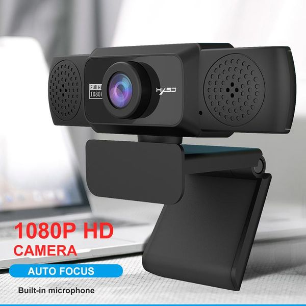 

hxsj usb webcam video recorder home office 1080p full hd web camera built-in microphone for video conference live streaming