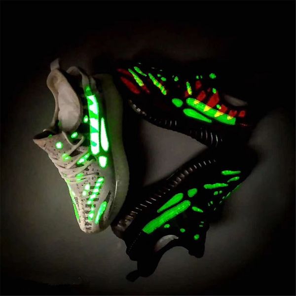 

new designer man sport shoes mens deisgner sneaker fashion luminous shoes breathable outdoor men mesh shoes running trainer size 39-44