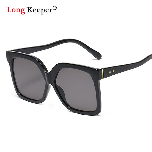 

2020 luxury oversied квадратные солнцезащитные очки женщины марка дизайнер ретро clear big sun glasses женский черный оттенки gafas uv400, White;black