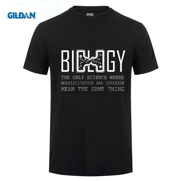 

biology the only science where mens t-shirt tee geek nerd funny mothers day men t shirt kawaii tee black style