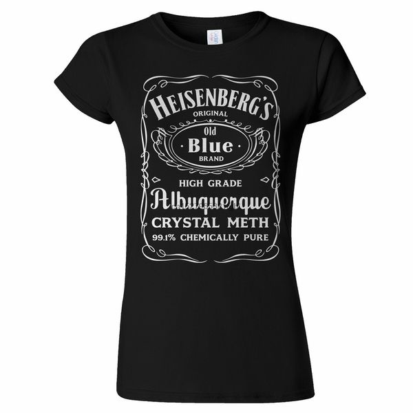 

breaking heisenberg bad tv series walter jesse white pinkman inspired t shirt tee 100% cotton humor men crewneck tee shirts
