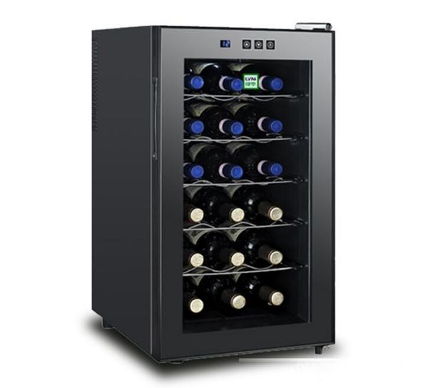 

semiconductor electronic small embedded constant temperature wine cooler wine refrigerated er factory direct sales tempered glass panel